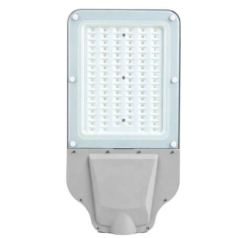 LED street light head on a white background
