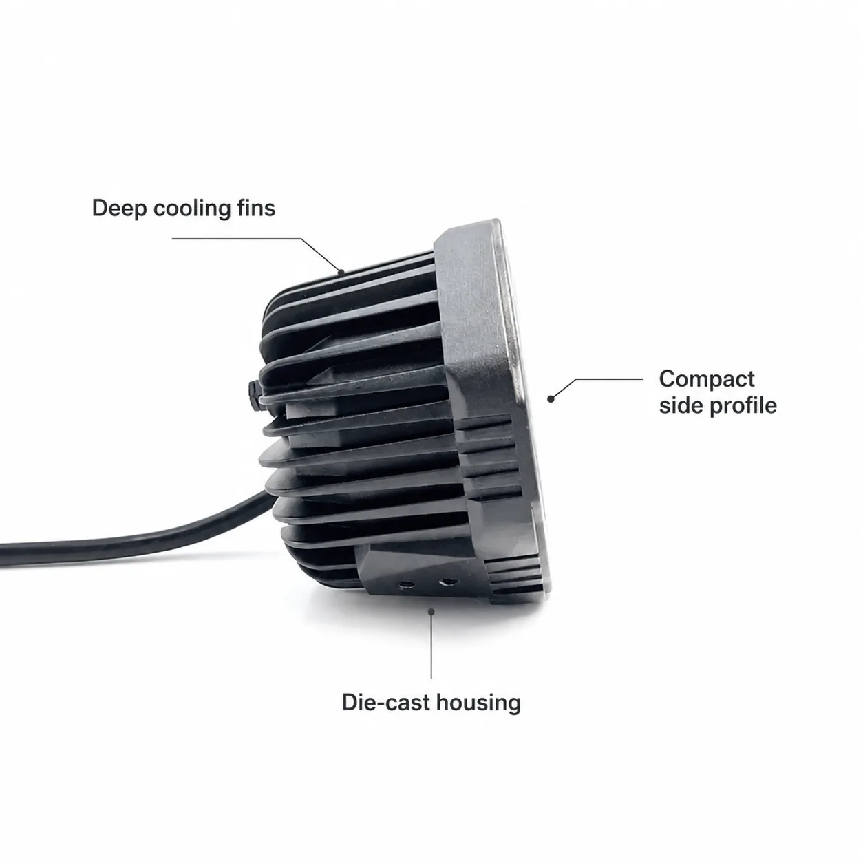 English side profile board for the off-road vehicle light
