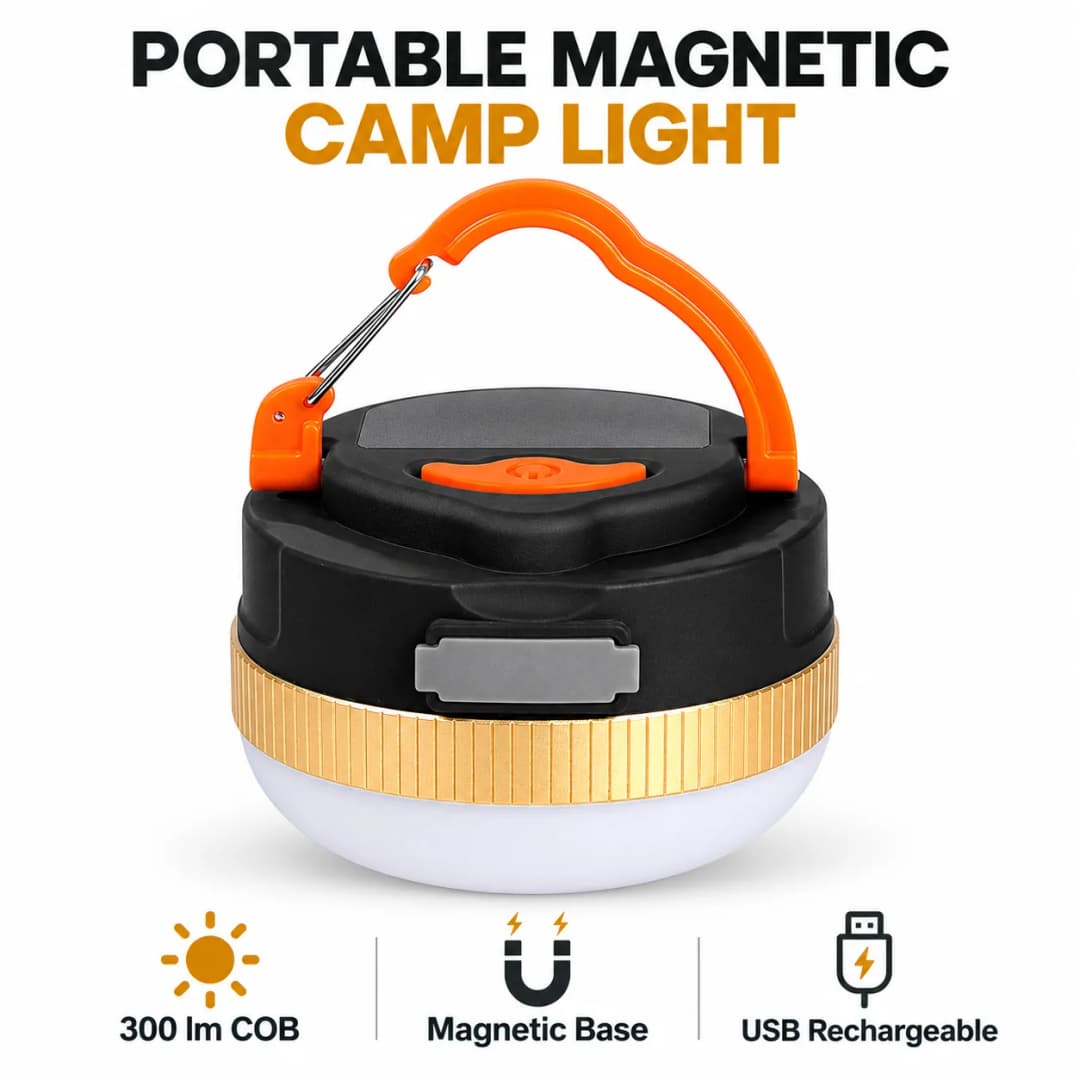 Portable Magnetic Camp Light