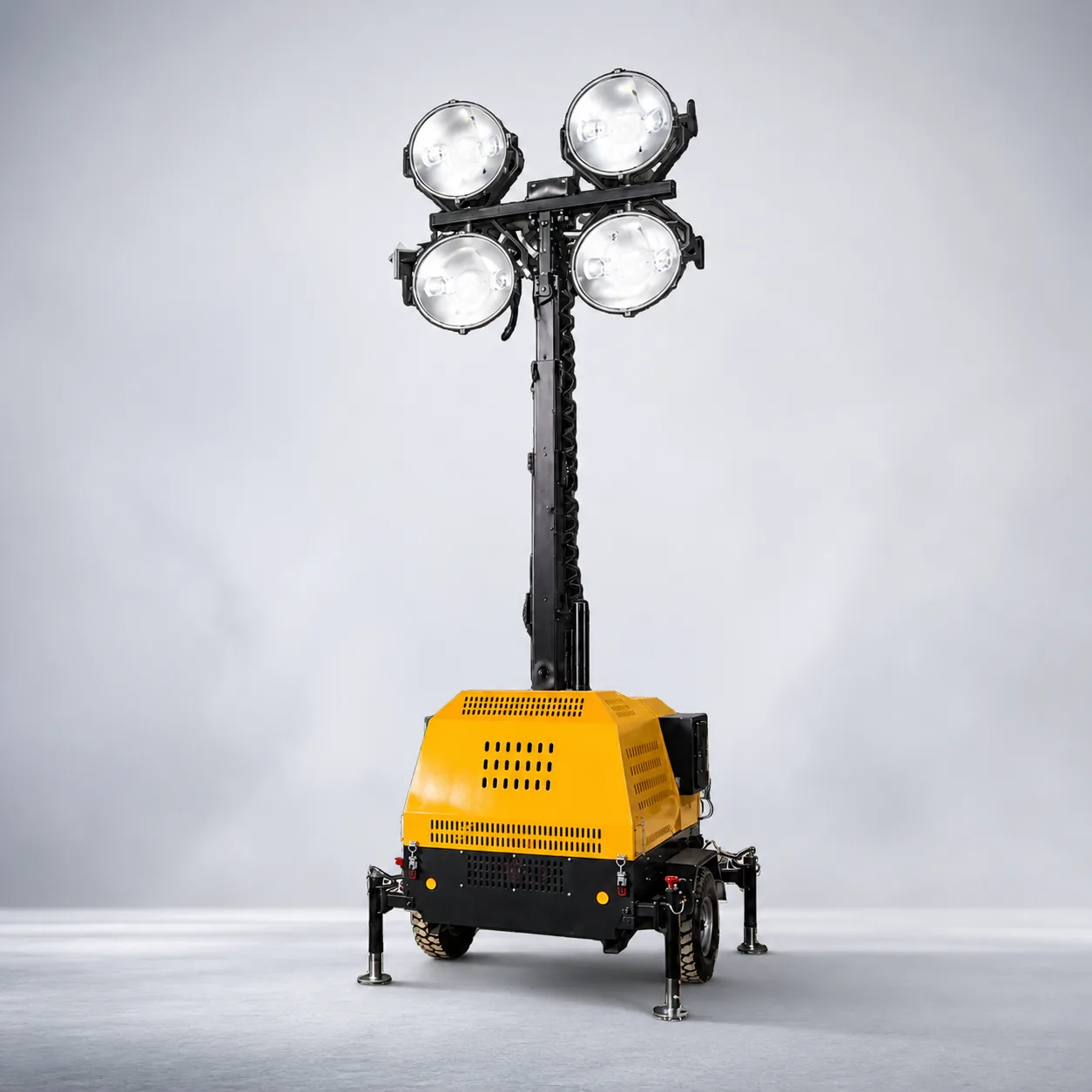 Temporary site light tower product render
